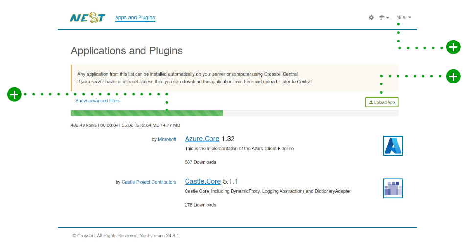 4. Crossbill Nest NuGet packages upload