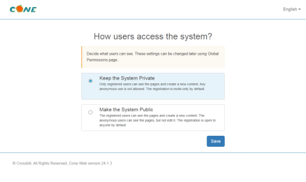Cone. 3.How users access the system