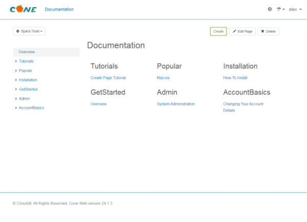 Cone. 7.Documentation Space