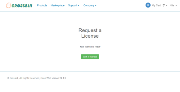 Nest. 8.Your license is ready