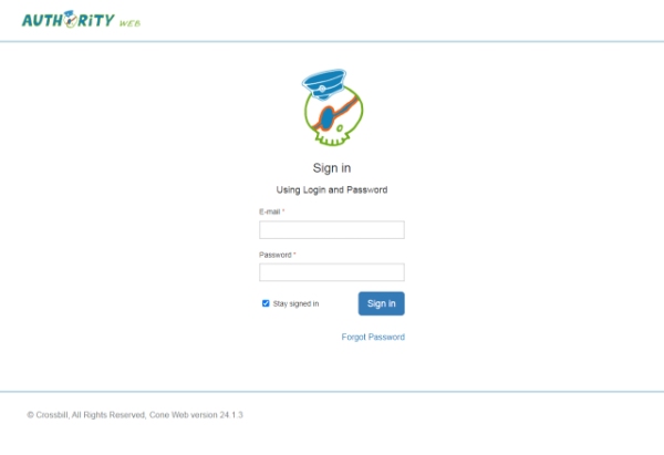 Authority. 16.Sign in Authority. 16.Sign in