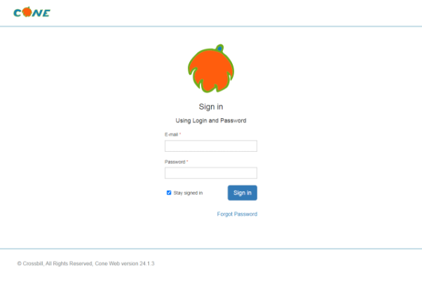 Cone. 5.Sign in Cone. 5.Sign in